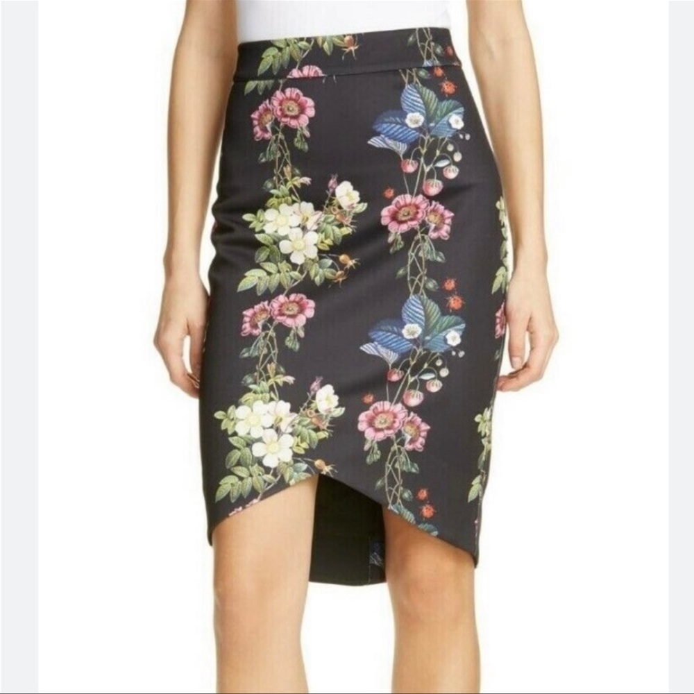 Ted Baker Ruella Oracle floral pencil skirt